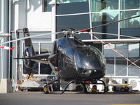 ZK-IFE @ NZMB - always something to see at mechaics bay on a sunny day - 5 helicopters outside plus medic in hangar - by magnaman