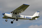 G-BSDO @ EGBR - Cessna 152 at The Real Aeroplane Club's Auster Fly-In, Breighton Airfield, May 4th 2015. - by Malcolm Clarke