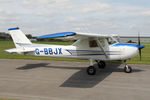 G-BBJX @ EGBR - Reims F150L at The Real Aeroplane Club's Auster Fly-In, Breighton Airfield, May 4th 2015. - by Malcolm Clarke