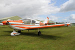 G-BBIO @ X5FB - Robin HR-100-210 Safari at the opening of Fishburn Airfield's new clubhouse, May 16th 2015. - by Malcolm Clarke