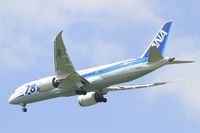 JA822A @ LFPG - Boeing 787-8 Dreamliner, Short approach rwy 27R, Roissy Charles De Gaulle Airport (LFPG-CDG) - by Yves-Q