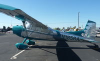 N185RA @ KRHV - A beautiful local Cessna 185 parked near Aero Dynamic Aviation at Reid Hillview Airport, CA. - by Chris Leipelt