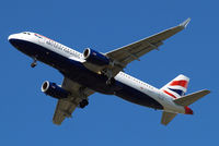 G-EUYT @ EGLL - Airbus A320-232(SL) [5985] (British Airways) Home~G 12/05/2015. On approach 27R with retrofitted sharklets. - by Ray Barber