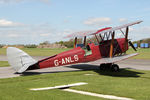 G-ANLS @ EGBR - De Havilland DH-82A Tiger Moth II at The Real Aeroplane Club's Auster Fly-In, Breighton Airfield, May 4th 2015. - by Malcolm Clarke