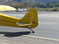 N98425 @ SZP - 1946 Piper J3C-65 CUB, Continental C90 90 Hp upgrade, the famous Cub logo, balanced rudder - by Doug Robertson