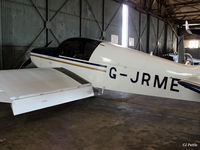 G-JRME @ EGCJ - Close-up hangared at Sherburn EGCJ - by Clive Pattle