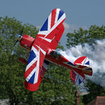 G-EWIZ @ EGTH - 41. Rich Goodwin starting his display at The Shuttleworth Flying Day and LAA Party in the Park, June 2015. - by Eric.Fishwick