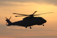 ZH857 @ LMML - Agusta Westland EH101 Merlin ZH857 landing in Malta's sunset performing a medevac flight. - by Raymond Zammit