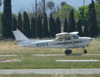 N3151E @ KRHV - A local 1978 Cessna 172N rolling down 31R at Reid Hillview Airport, CA. - by Chris Leipelt
