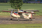 G-AJJS @ EGCS - departing for our photo shoot with BTFK Taylorcraft BC-12D Twosome - by Chris Hall