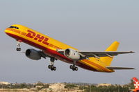 D-ALEE @ LMML - B757 D-ALEE Aerotrans DHL - by Raymond Zammit