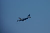 N850AY @ KRHV - A transient Socata TBM-700 (FLYERS TRANSPORTATION LLC - AUBURN, CA) landing on runway 31R at Reid Hillview Airport, CA. Its about on a 1 mile final. - by Chris Leipelt