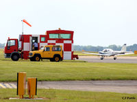 G-BYVT @ EGYD - In action at RAF Cranwell EGYD - by Clive Pattle