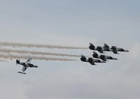 N136EM @ LAL - Black Diamond Jet Team - by Florida Metal