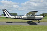 G-ASOK @ EGBR - Reims F172E at The Real Aeroplane Club's Radial Engine Aircraft Fly-In, Breighton Airfield, June 7th 2015. - by Malcolm Clarke