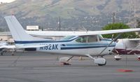 N182AK @ KRHV - A local 1979 Cessna 182Q (TRADE WINDS AVIATION, CA) equipped with a G1000 parked at the TW ramp at Reid Hillview Airport, CA. - by Chris Leipelt