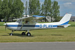 G-PLAN @ EGBR - Reims F150L at The Real Aeroplane Club's Radial Engine Aircraft Fly-In, Breighton Airfield, June 7th 2015. - by Malcolm Clarke