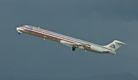 N9619V @ KLAX - American Airlines, seen here climbing out at Los Angeles(KLAX) - by A. Gendorf