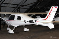 G-HINZ @ EGCB - Hangared at Barton Airfield, Manchester - EGCB - by Clive Pattle