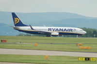 EI-DLB @ EGCC - Ryan Air Boeing 737-8AS EI-DLB taxiing at Manchester Airport. - by David Burrell