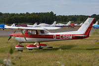 G-CSBM @ EGLK - Reims Cessna F150M at Blackbushe. Ex PH-AYC. - by moxy