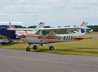 G-BZEB @ EGLK - Cessna 152 at Blackbushe. Ex N89532. - by moxy