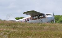 G-BRWR @ EGFH - Visiting Aeronca Chief. Time to cut the grass!! - by Roger Winser