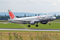 OE-LEE @ LOWW - Airbus A320-214 [2749] (flyniki) Vienna-Schwechat~OE 13/07/2009 - by Ray Barber
