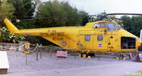 XP350 @ EGDR - On display at the long-gone Cornwall Aero Park Museum/Flambards Village Holiday park at Helston, Cornwall, in July 1997. This aircraft previously with 202 Sqn RAF. EGDR used for search purposes only. Now a paintball target in Basset's Pole, Staffordshire. - by Clive Pattle