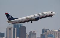 N404US @ FLL - US Airways 737-400 - by Florida Metal