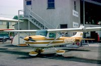 N2884S @ HHR - Rose Aviation Shop area on Hawthorne Airport in 1967.  N2884S was new to the FBO's fleet. - by Roland Penttila
