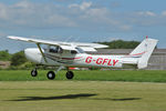 G-GFLY @ EGBR - Reims F150L at The Real Aeroplane Club's Radial Engine Aircraft Fly-In, Breighton Airfield, June 7th 2015. - by Malcolm Clarke
