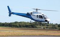 G-RIDA @ EGFH - Visiting helicopter operated by National Grid Electricity Transmissions. - by Roger Winser
