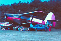 F-BTOM @ LFFQ - Antonov An-2TD [1G118-01] La Ferte Alais~F 30/05/1982. From a slide. - by Ray Barber