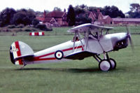 G-AYJY @ EGTH - Isaacs Fury II [PFA 1373] Old Warden~G 09/07/1978. From a slide. - by Ray Barber