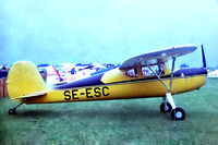 SE-ESC @ EGBK - Cessna 140 [13284] Sywell~G 08/07/1978. From a slide. - by Ray Barber