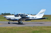 G-VALY @ EGSH - Just landed at Norwich. - by Graham Reeve