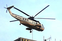 G-LINK @ EGKK - Sikorsky S-61N [61806] (Airlink) Gatwick~G 1978. From a slide. Being used to help install air conditioning plant. - by Ray Barber