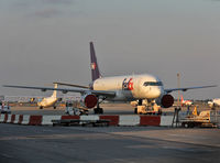 N923FD @ LEBL - PArked at the Cargo apron - by Shunn311