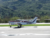 N7526J @ SZP - 1968 Piper PA-28R-180 ARROW, Lycoming IO-360-B1E 180 Hp, landing roll Rwy 04 - by Doug Robertson