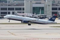 N523UW @ MIA - US Airways A321 - by Florida Metal