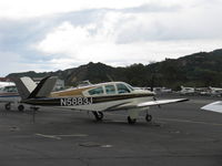 N5883J @ SZP - 1965 Beech S35 BONANZA, Continental IO-520-B 285 Hp,  S model stretched for optional 6 seats and first Bonanza with 285 Hp. - by Doug Robertson