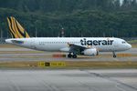 9V-TAV @ WSSS - Tigerair A320 taxying out. - by FerryPNL