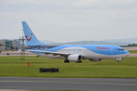 G-TAWD @ EGCC - About to depart. - by Graham Reeve