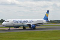 G-DHJH @ EGCC - Just landed at Manchester. - by Graham Reeve