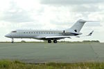 LX-NYO @ EGGW - 2001 Bombardier BD-700-1A10, c/n: 9084 at Luton - by Terry Fletcher