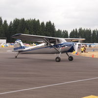 N8274A @ KAWO - 1952 Cessna at the 2015 Arlington Fly-In - by Eric Olsen