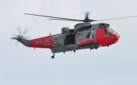 XV661 - Off airport. Royal Navy Sea King HU.5 helicopter coded (8)26 of 771 NAS after a rescue demonstration in Swansea Bay on the first day of the Wales National Airshow. - by Roger Winser