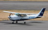 N7568T @ KRNT - Cessna R182