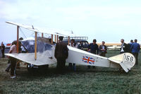 G-BFDE @ EGBG - Sopwith Tabloid (replica) [PFA 067-10186] Leicester~G 04/07/1981. From a slide. - by Ray Barber